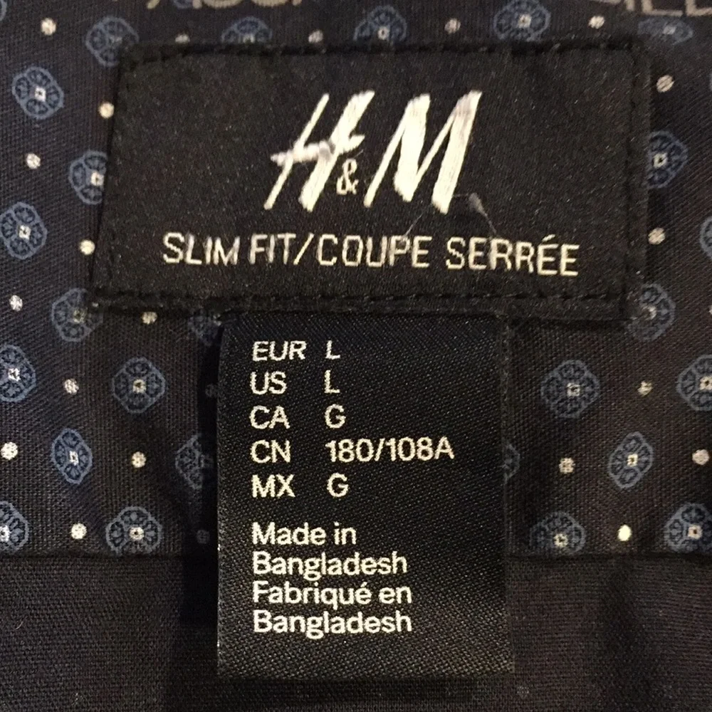 H&M Men’s Easy Iron Shirt - Picture 4 of 6